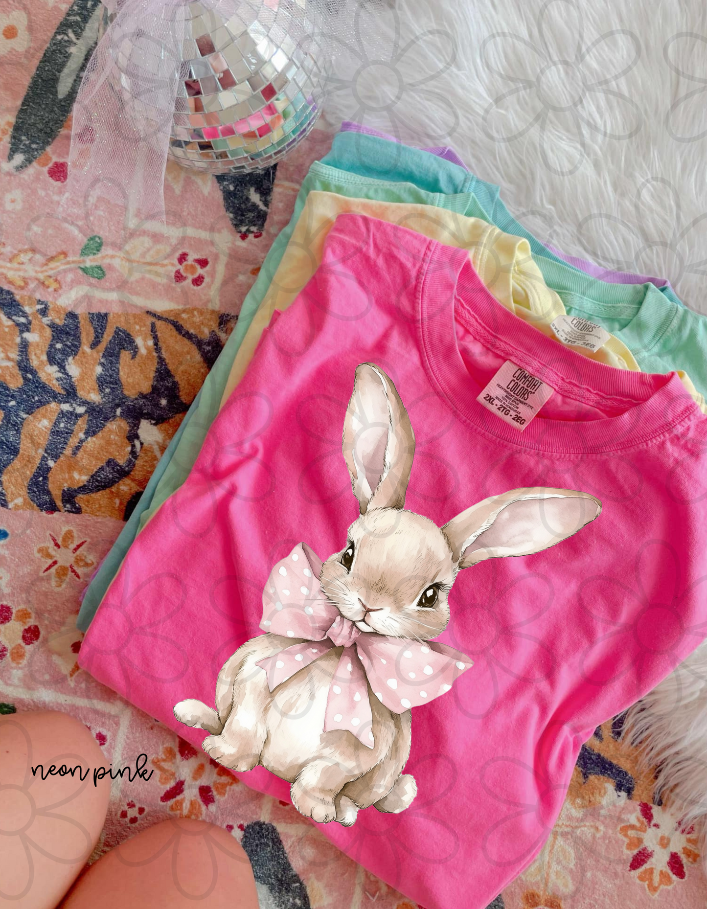 Coquette Bunny Completed Tee