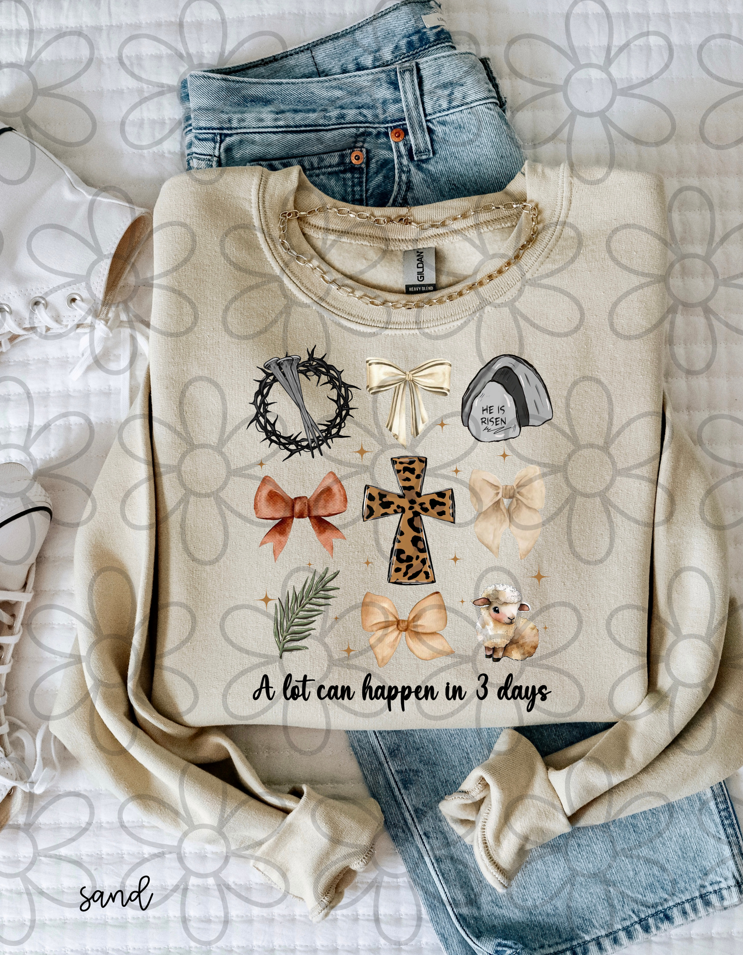 A Lot Can Happen In 3 Days Coquette Kids Completed Tee