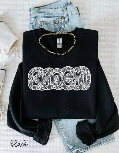 Lace Amen Kids Completed Tee