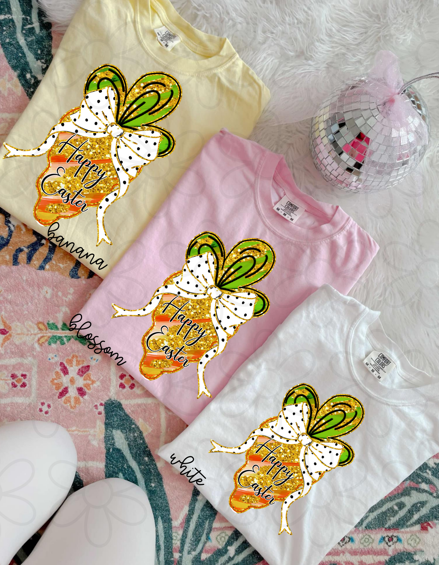 Happy Easter Carrot Completed Tee