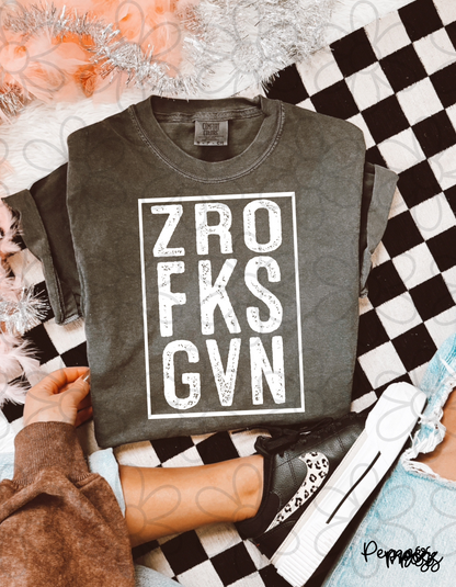 ZRO FKS GVN Completed Tee