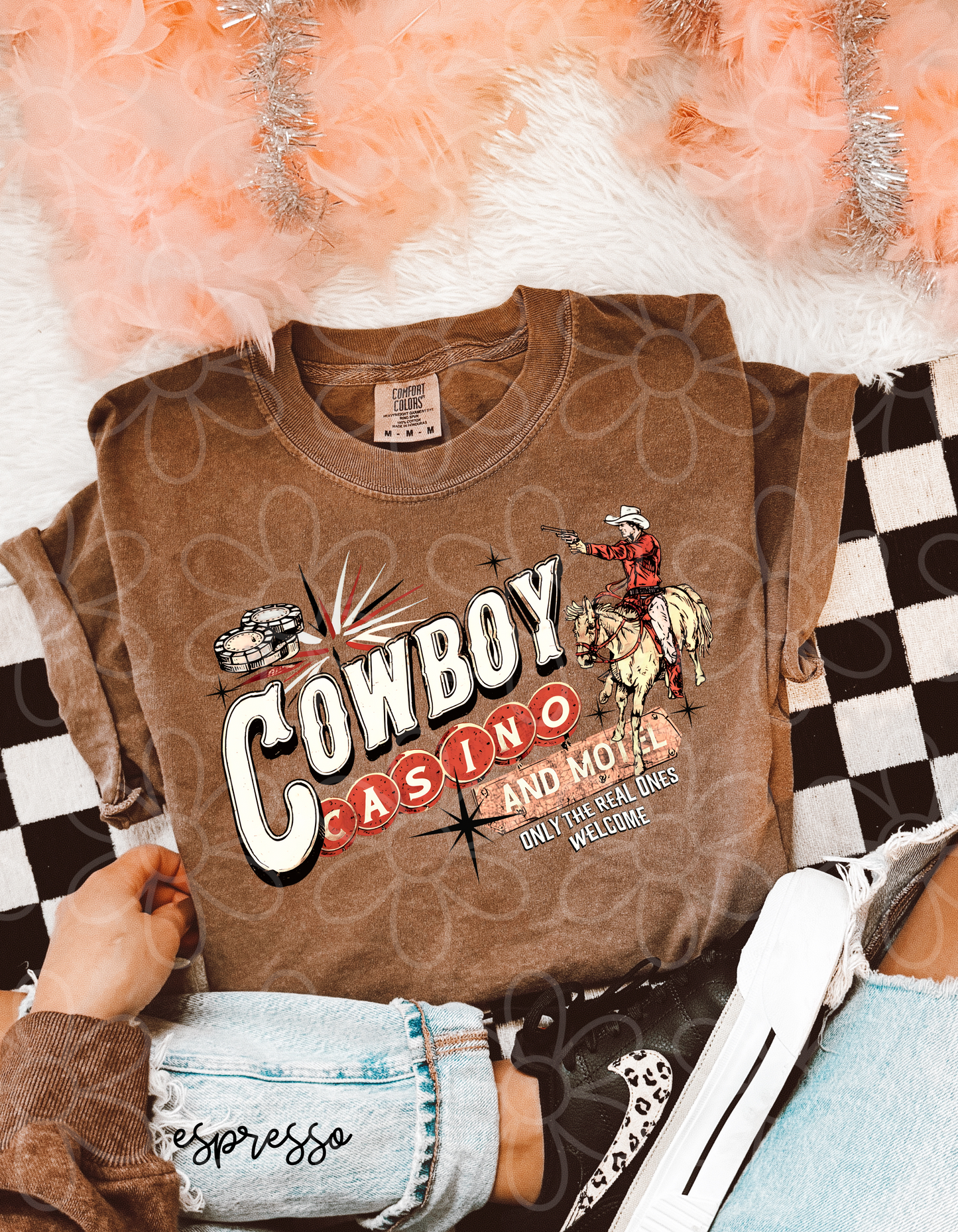 Cowboy Casino and Motel Completed Tee