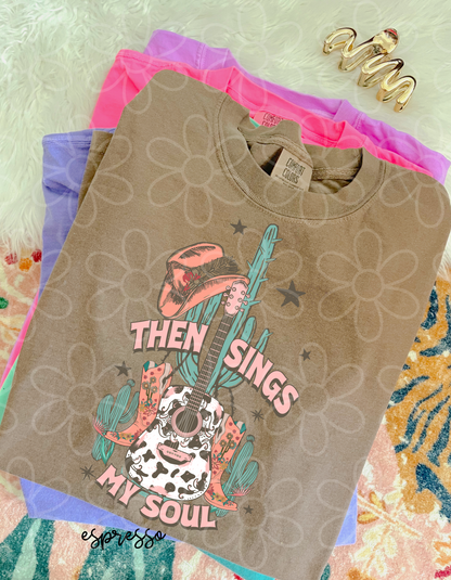 Western Then Sings My Soul Kids Completed Tee