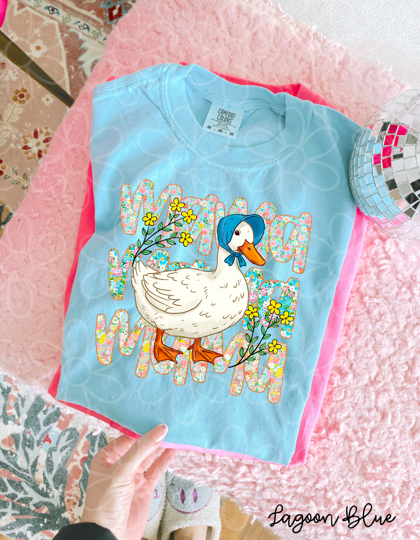 Spring Mama Goose Completed Tee