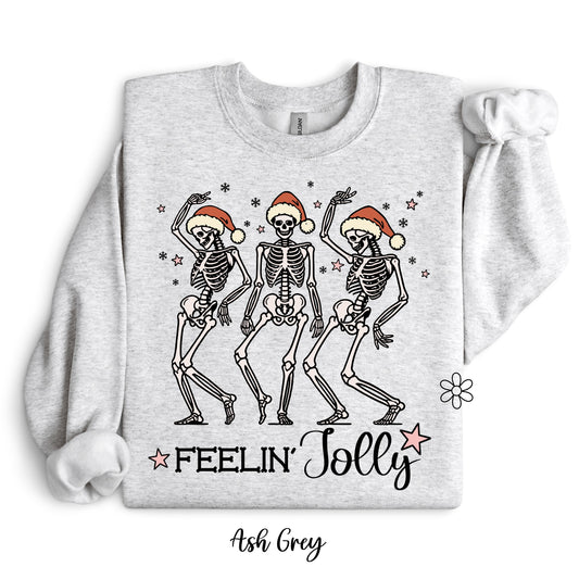 Skeleton Feeling Jolly  DTF Transfer Only