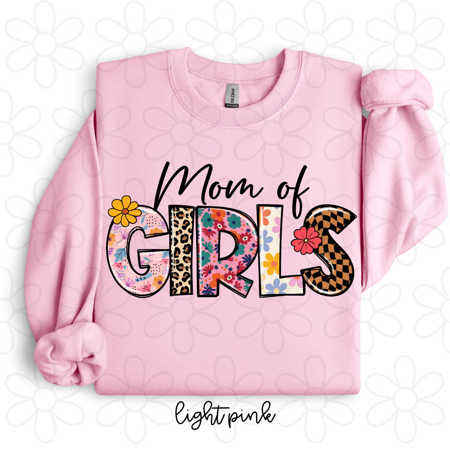 Mom of Girls Completed Tee