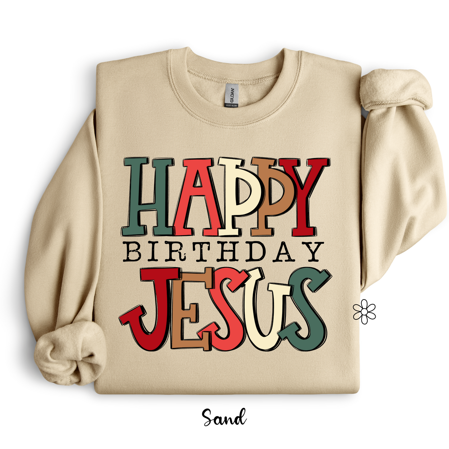 Happy Birthday Jesus Completed Tee