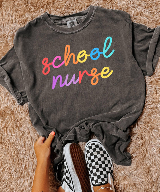 ‘School Nurse’ Completed Tee