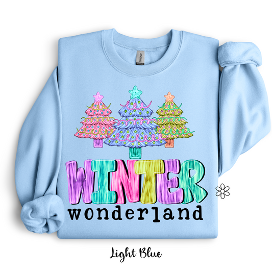 Winter WOnderland Completed Tee