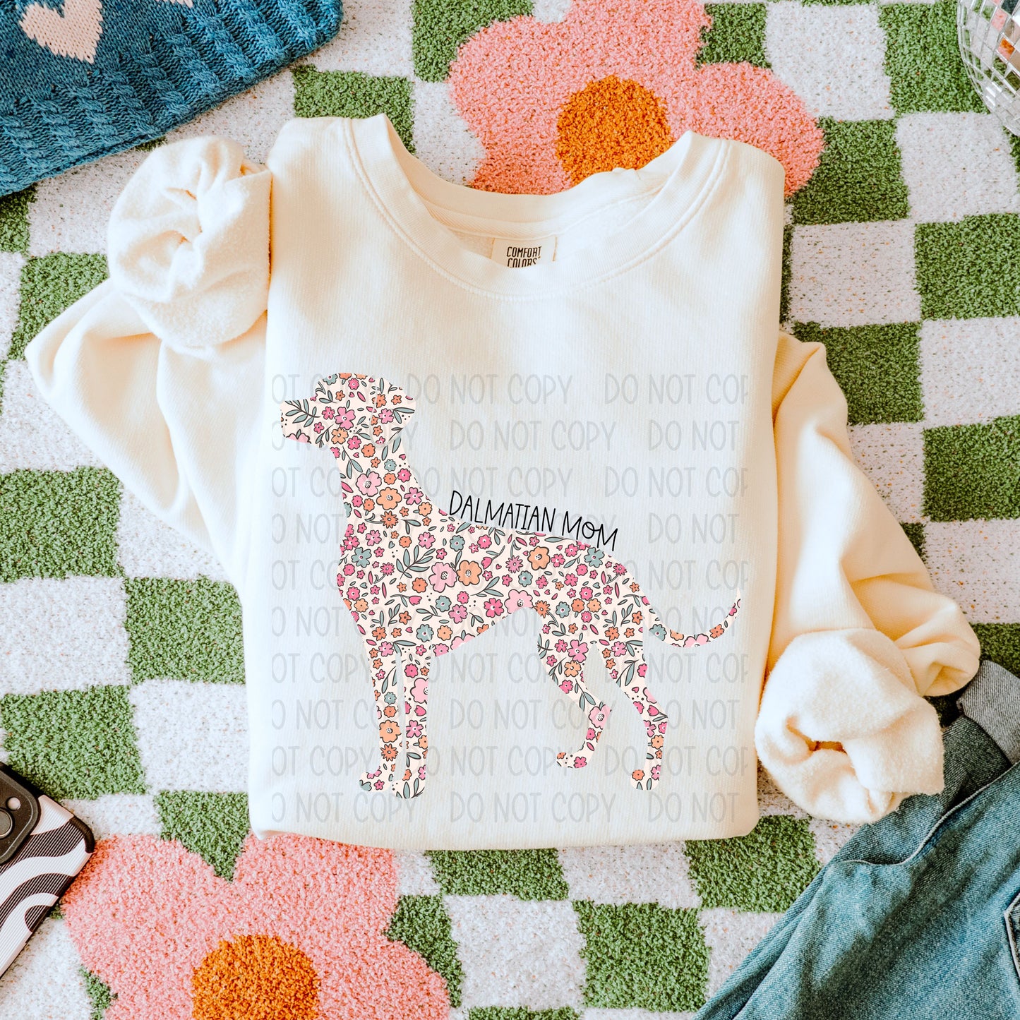 Dog Floral ( Multiple Options NO CUSTOMS ) Kids Completed Tee