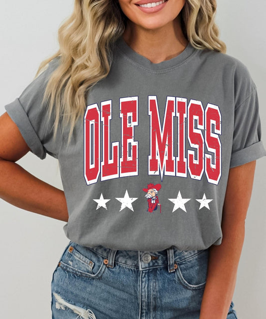 Vintage Ole Miss DTF Transfer Only