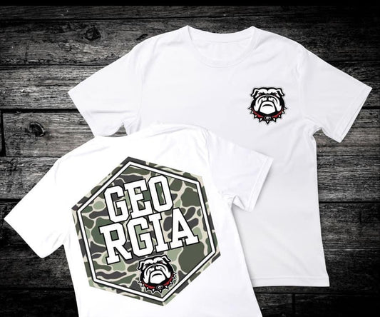 Front & Back Camo ‘Georgia’ 🏈 DTF Transfer Only