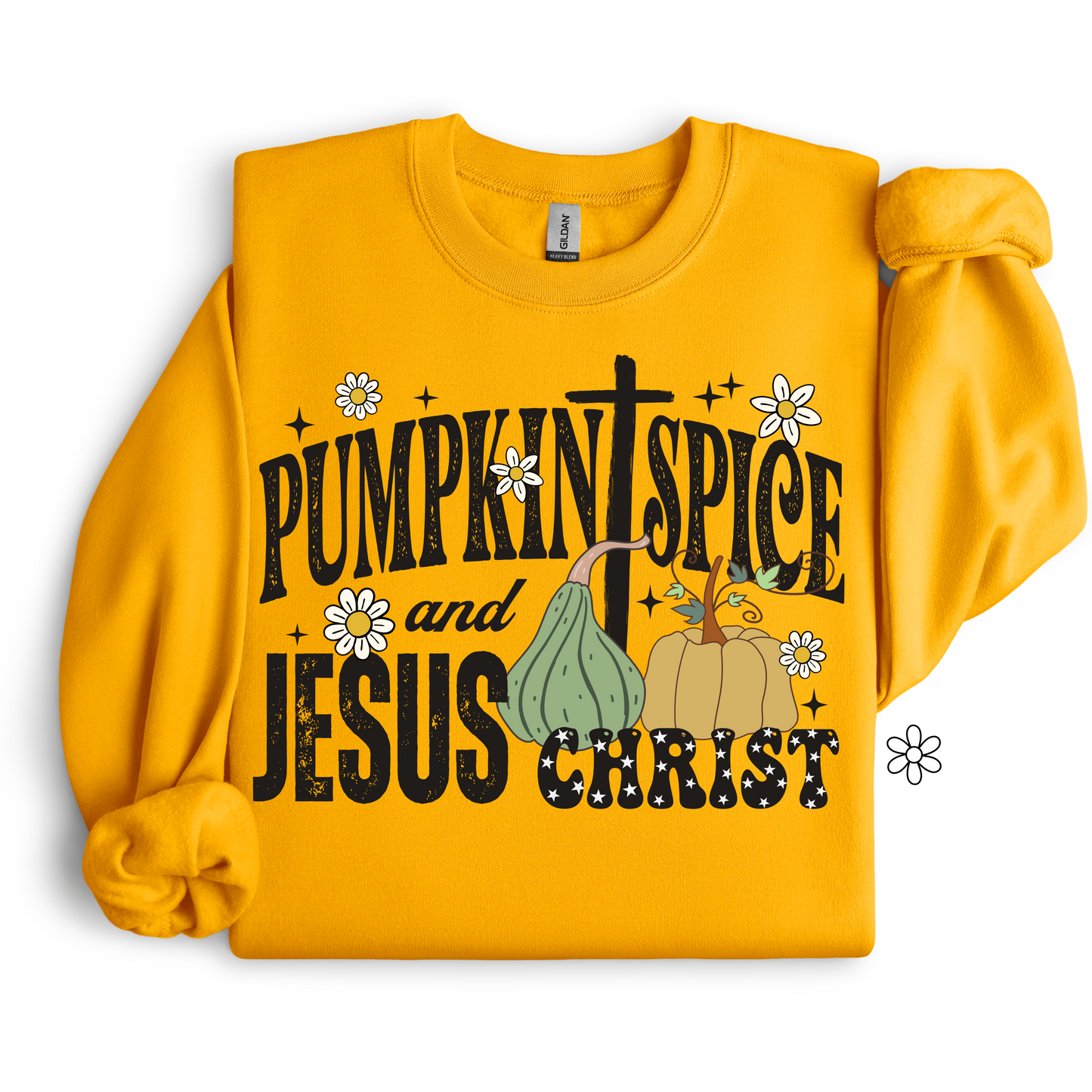 Pumpkin Spice and Jesus Christ Completed Tee