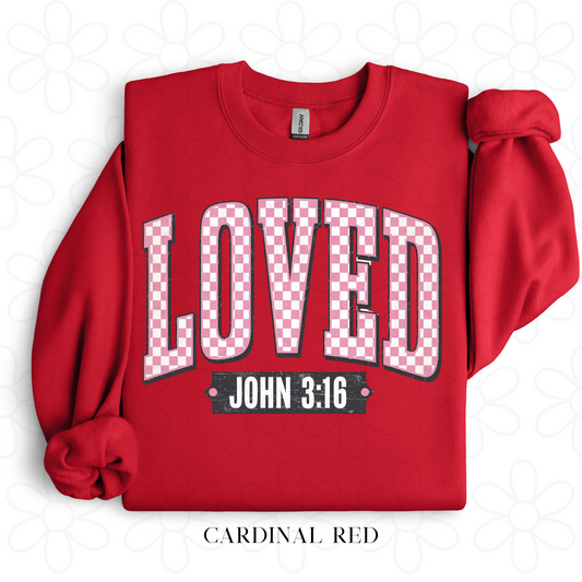 Loved John 3:16 DTF Transfer