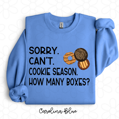 Sorry Can't Cookie Season Kids Completed Tee