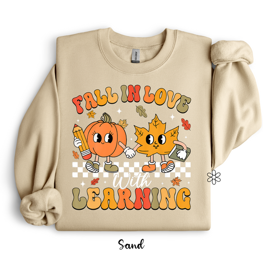 Fall In Love With Learning Completed Tee