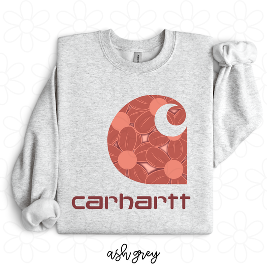 Carhartt Flowers DTF Transfer