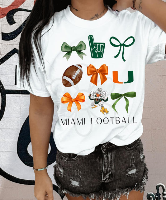 ‘Miami Football’ 🏈 Completed Tee