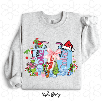 Grinch Diet Coke Completed Tee