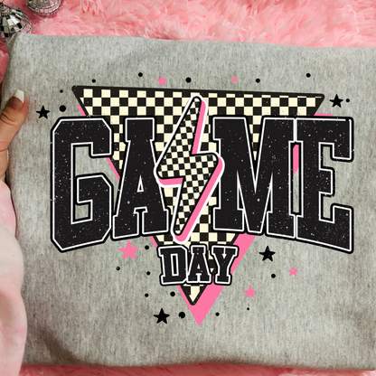 Checkered Game Day Completed Tee