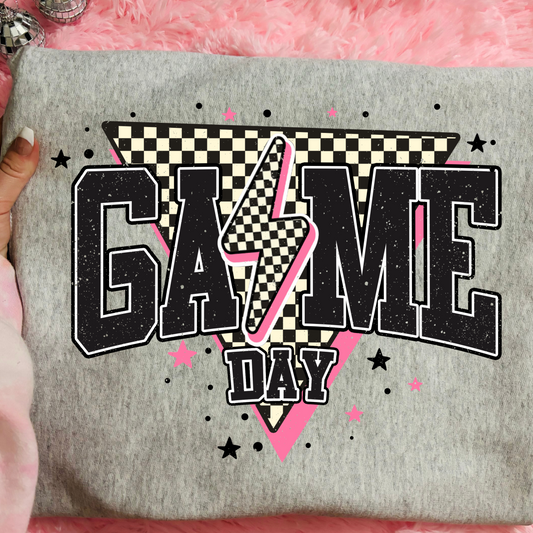 Checkered Game Day Completed Tee