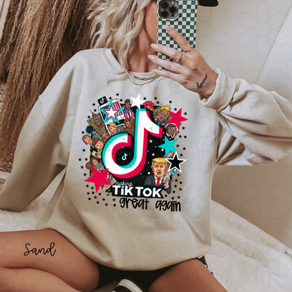 Making TikTok Great again Completed Tee