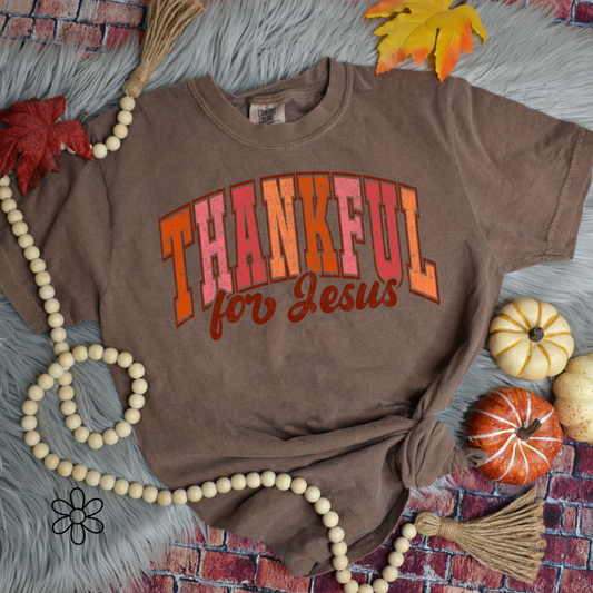 Thankful For Jesus Completed Tee