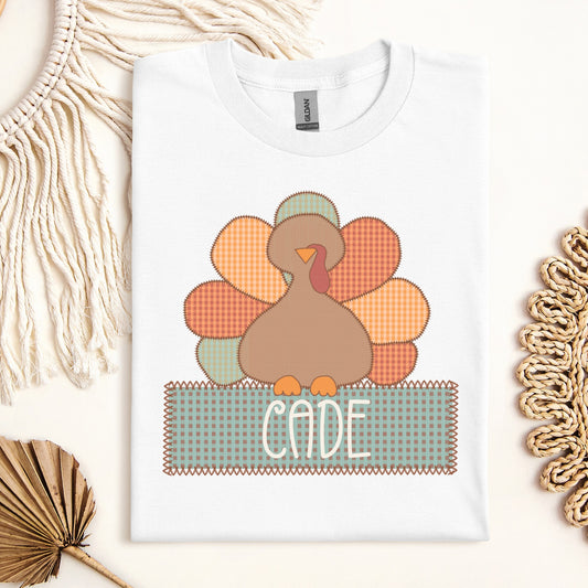 Custom Boys Turkey Completed Tee