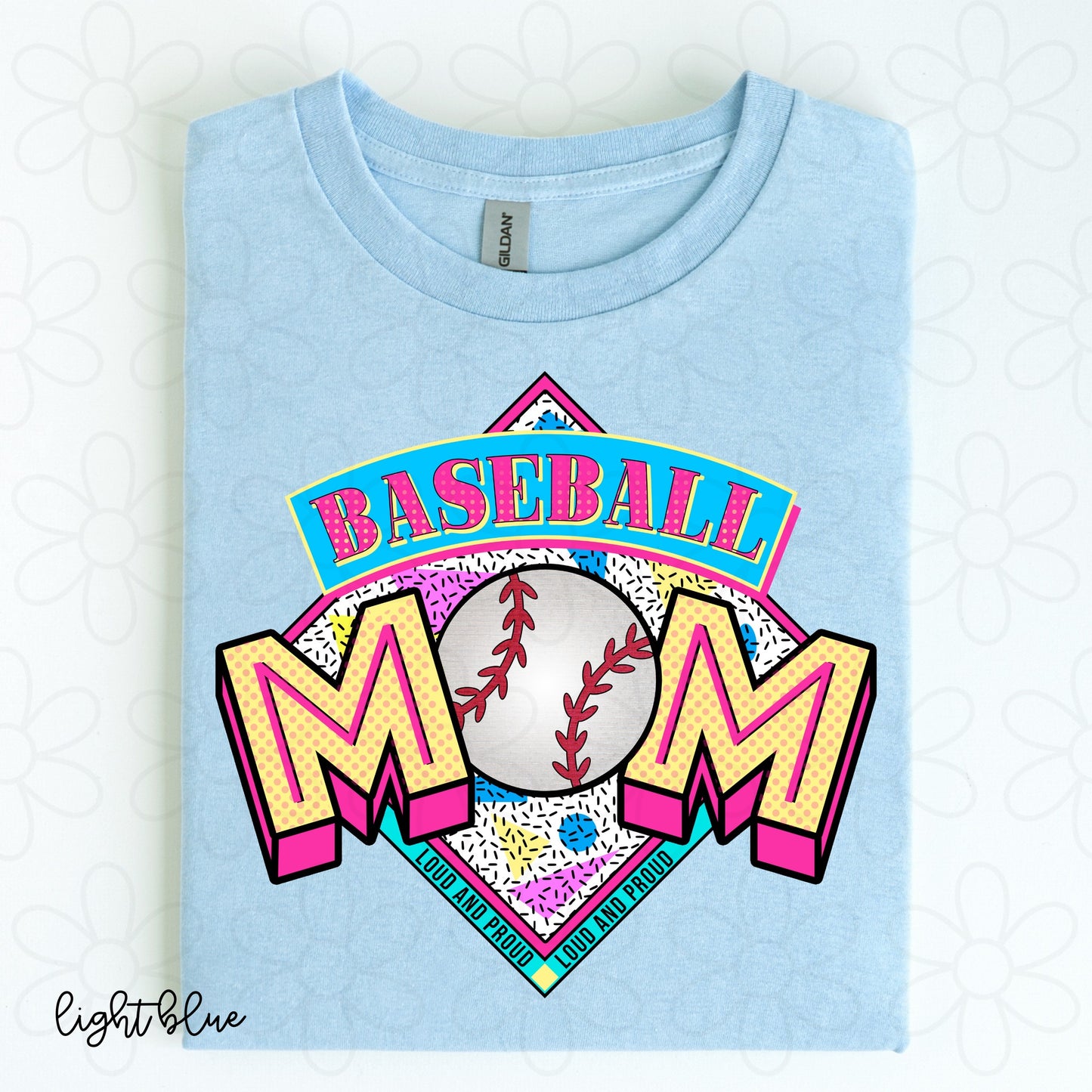 Baseball Mom Completed Tee