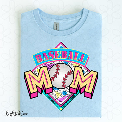 Baseball Mom Completed Tee