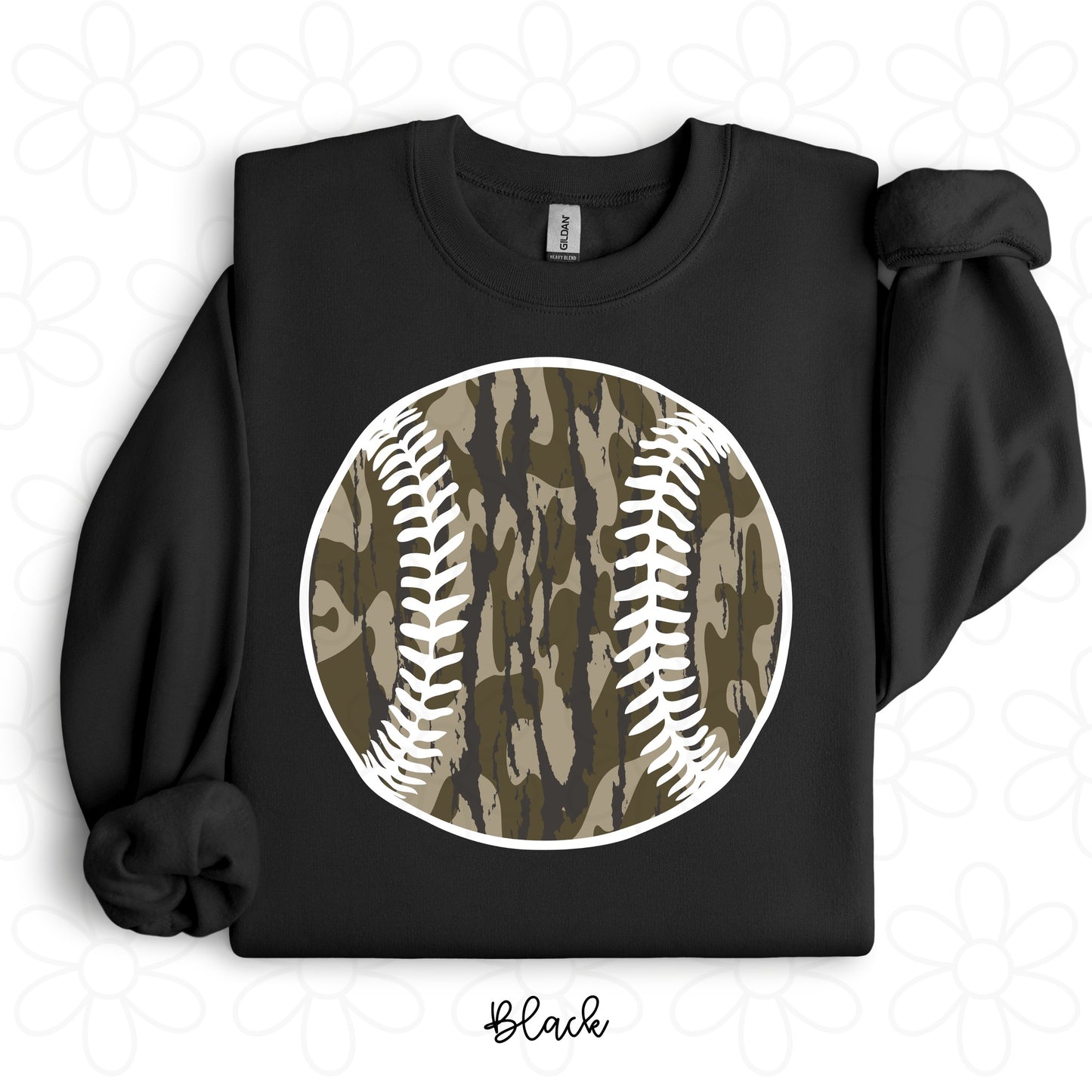 Camo Baseball Completed Tee