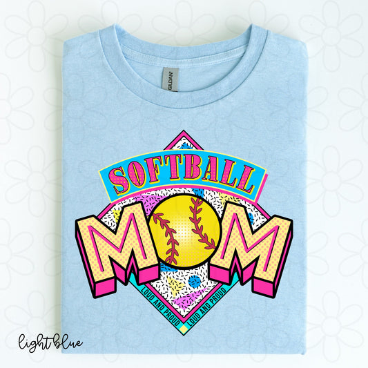 Softball Mom DTF Transfer