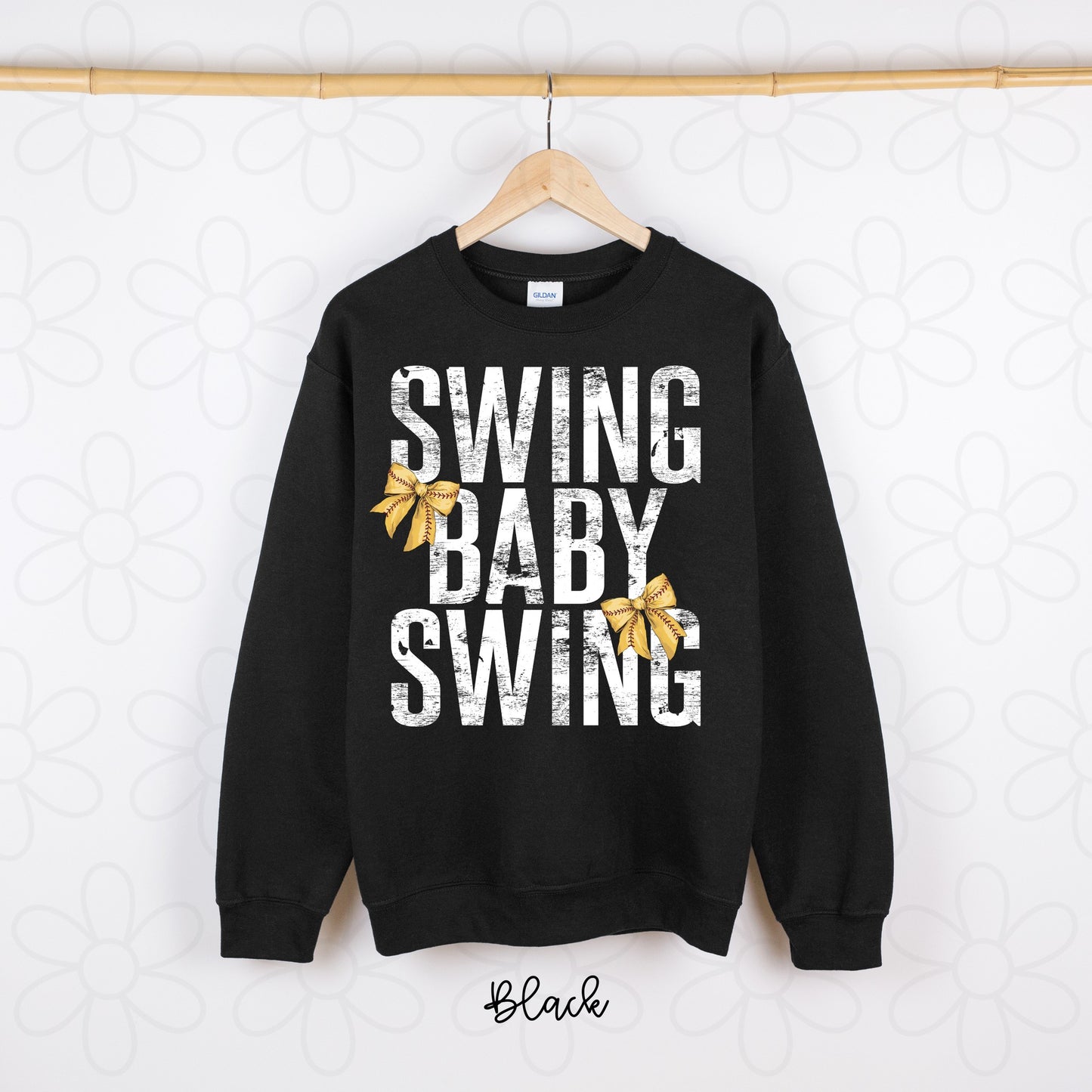 Swing Baby Swing Softball Completed Tee