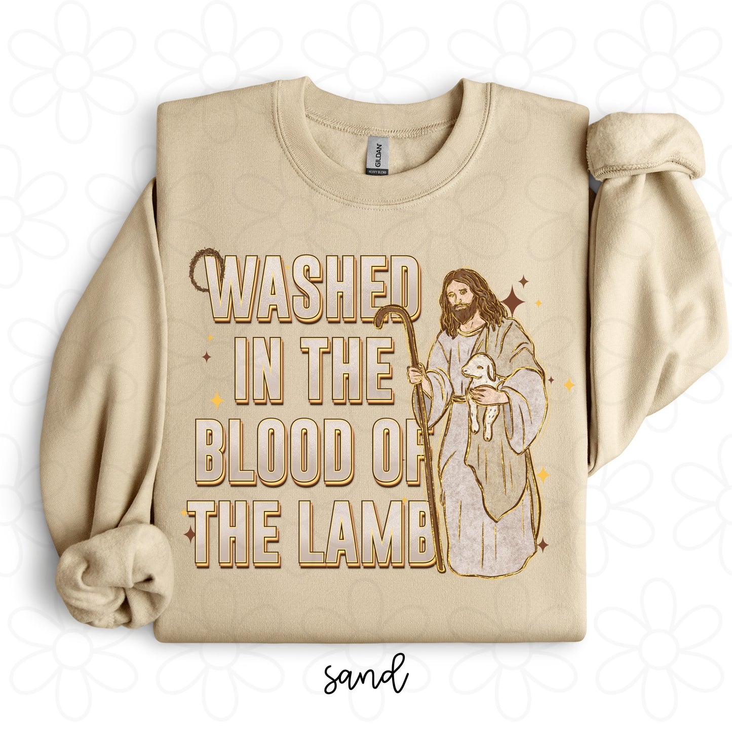 Washed In The Blood Of The Lamb Completed Tee