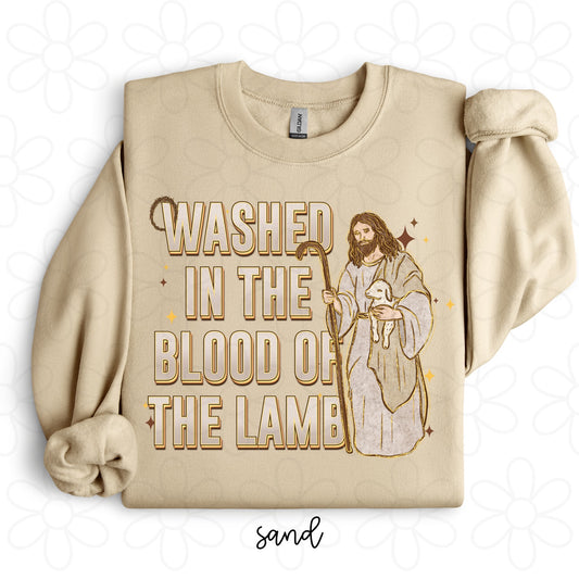 Washed In The Blood Of The Lamb Kids Completed Tee