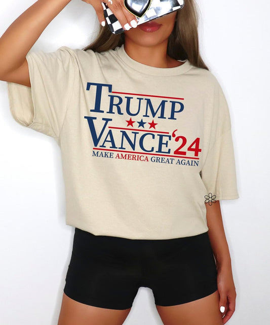 ‘Trump | Vance 24 MAGA’ Completed Tee