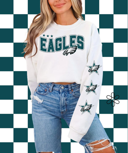 ’Eagles’ Star Sleeves ⭐️ Completed Tee