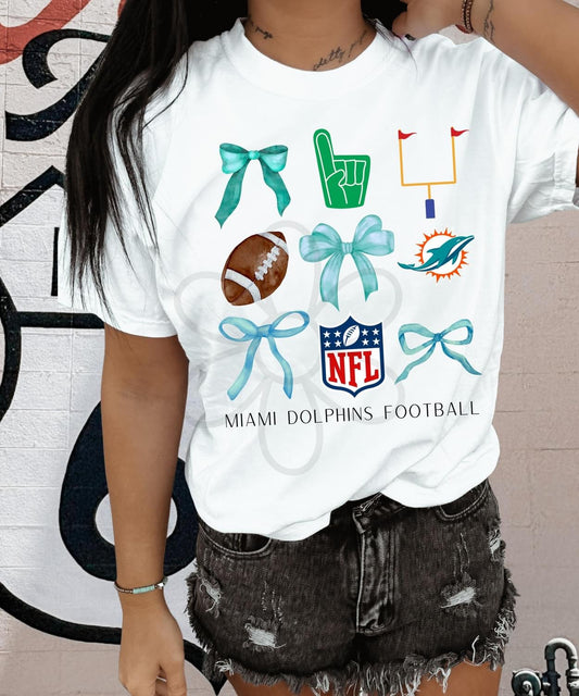 ’Miami Dolphins Football’ 🏈 DTF Transfer Only