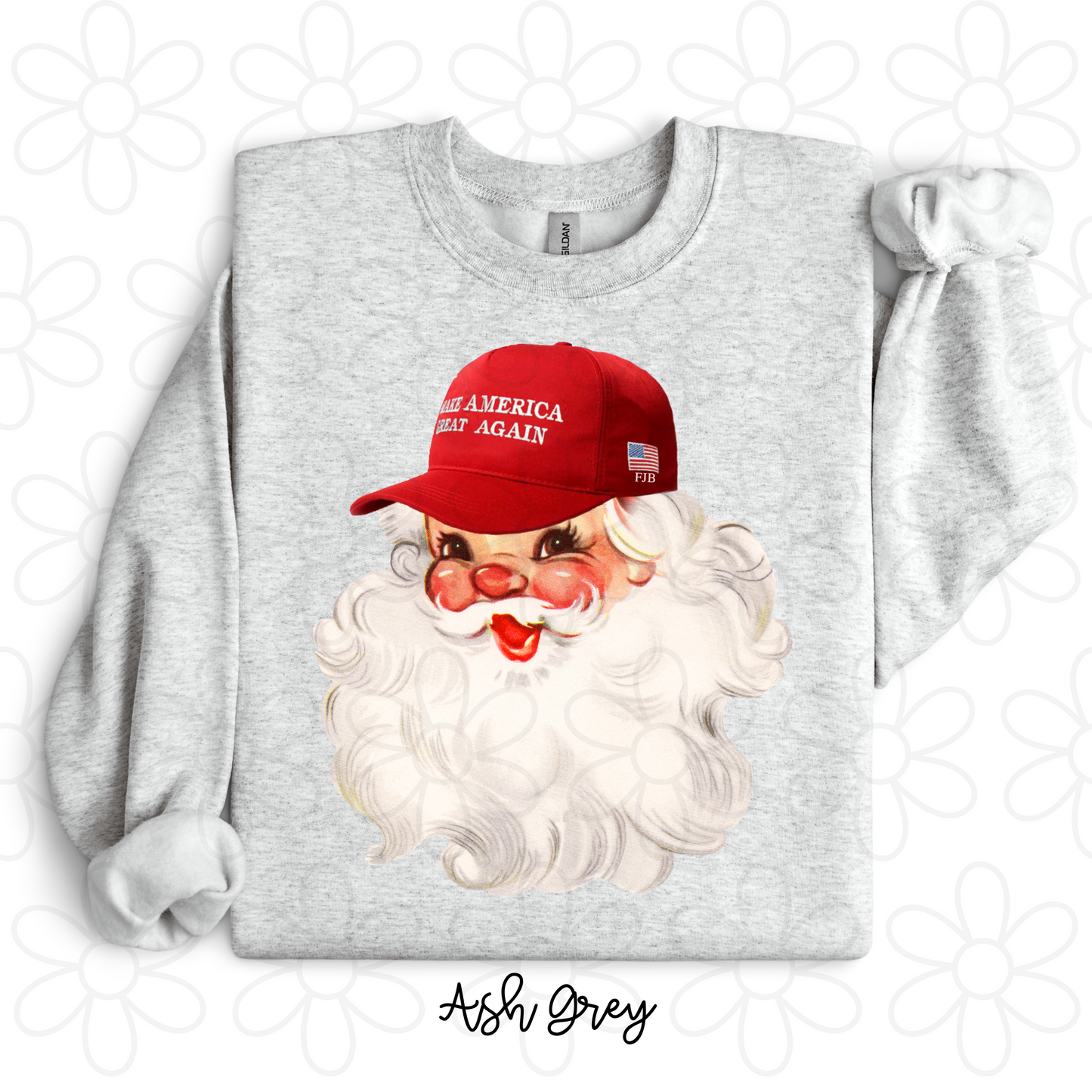 MAGA Hat Santa DTF Transfer