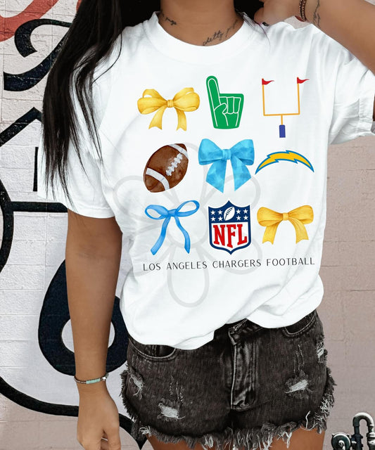 ’Los Angeles Chargers Football’ 🏈 Completed Tee