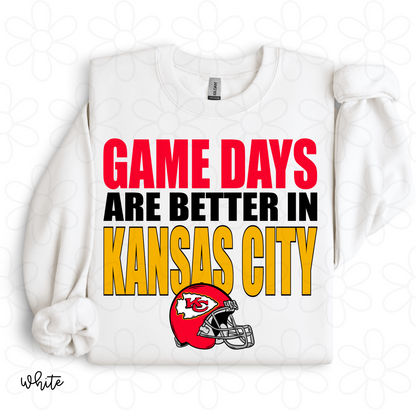 Game Days Are Better In Kansas City  Kids Completed Tee