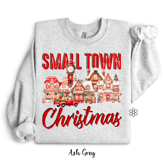 Small Town Christmas Completed Tee