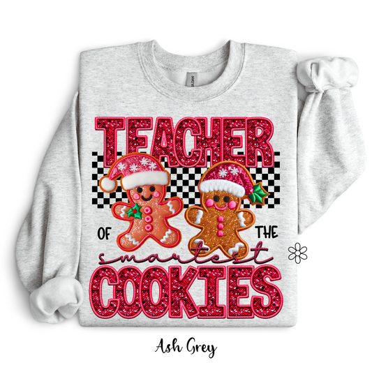 Teacher Of The Smartest Cookies DTF Transfer