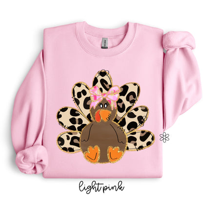 Leopard Turkey Kids Completed Tee