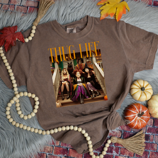 Hocus Pocus Thug Life Halloween Completed Tee