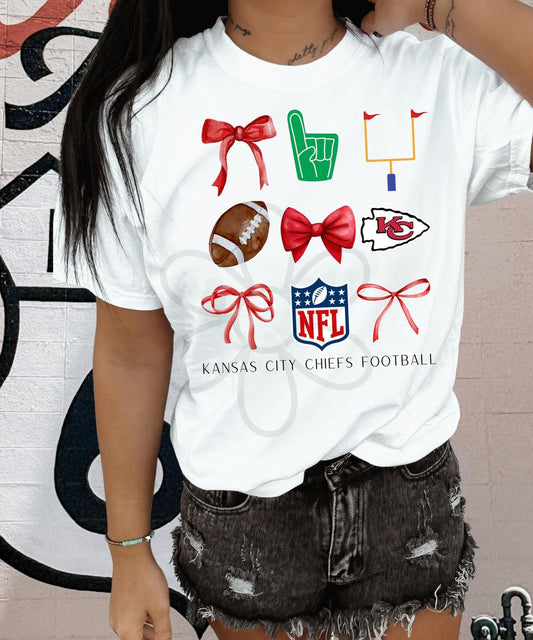 ‘Kansas City Chiefs Football’ 🏈 Completed Tee