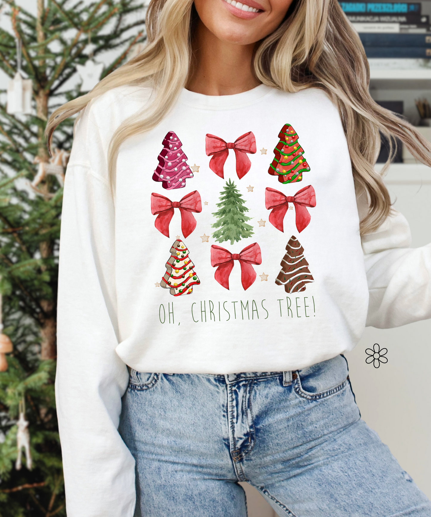 Oh Christmas Tree Completed Tee