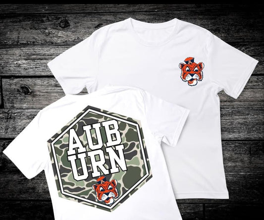 Front & Back Camo ‘Auburn’ 🏈 DTF Transfer Only