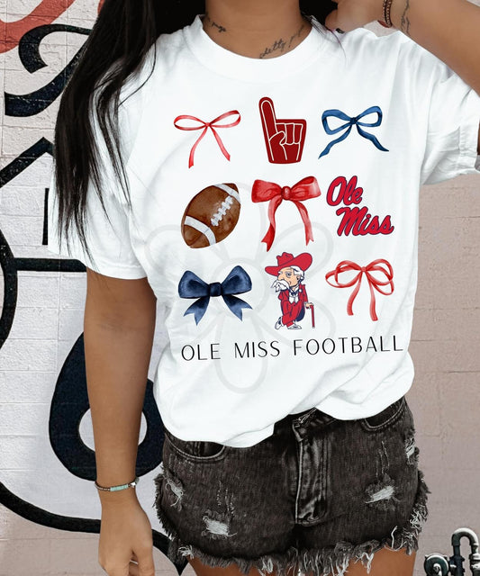 ’Ole Miss Football’ 🏈 DTF Transfer Only