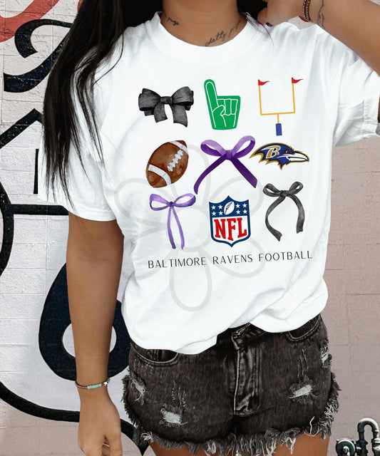 ‘Baltimore Ravens Football’ 🏈 Completed Tee